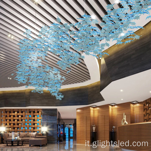 Hotel contemporaneo progettato a chandelier luce